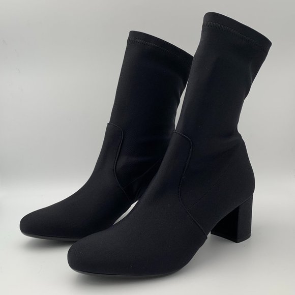 ROBERTO DELLA CROCE Sock Ankle boots Black Size 10.5/41 - Picture 6 of 8